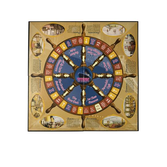 Vintage Titanic Historical Society Trivia Game 1998 Great Condition Complete - Picture 2 of 4